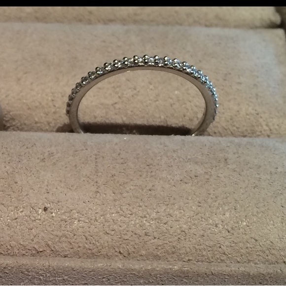 Ila -Avery Platinum Diamond Ring- Engagement and Band set - Picture 6 of 7